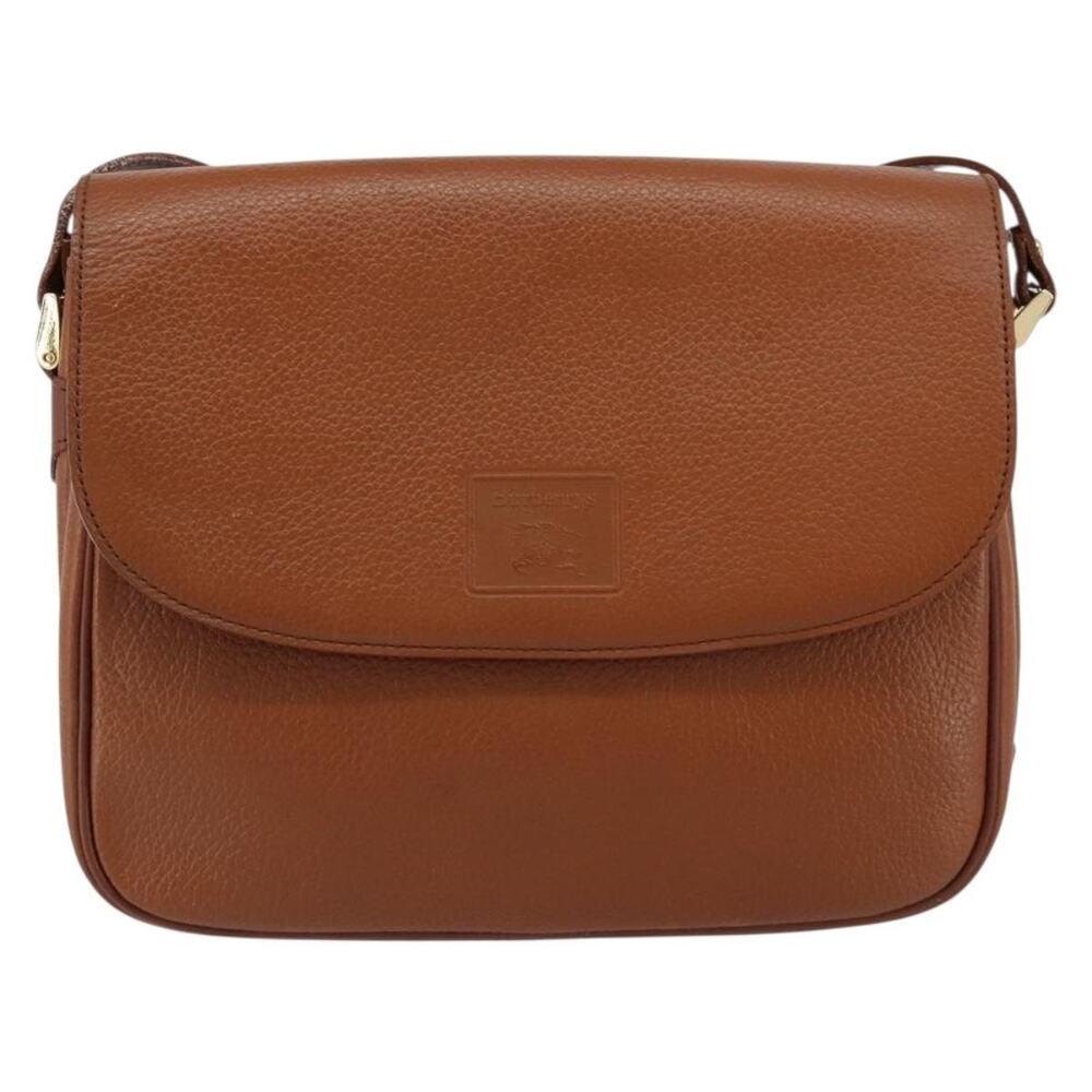 Burberry Leather Shoulder Bag Gold
